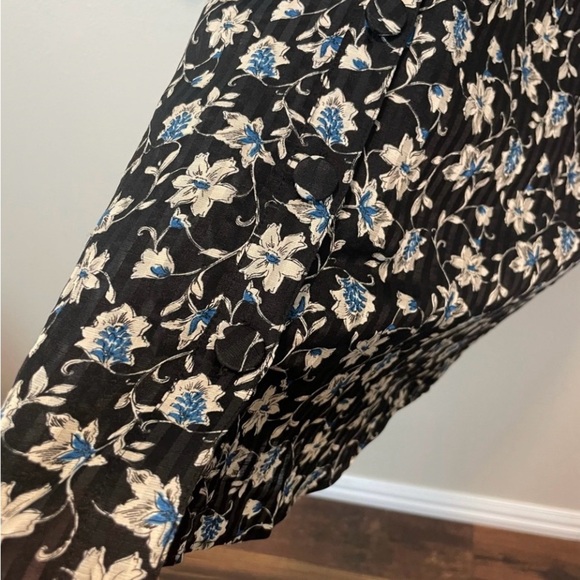 Veronica Beard EUC Sz 2 Sami Floral Mini Dress with Balloon Sleeves - Picture 9 of 11